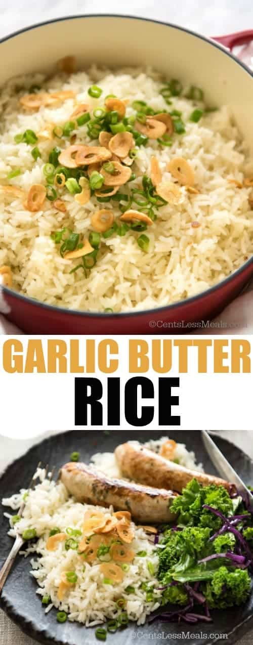 Garlic Butter Rice Spend With Pennies