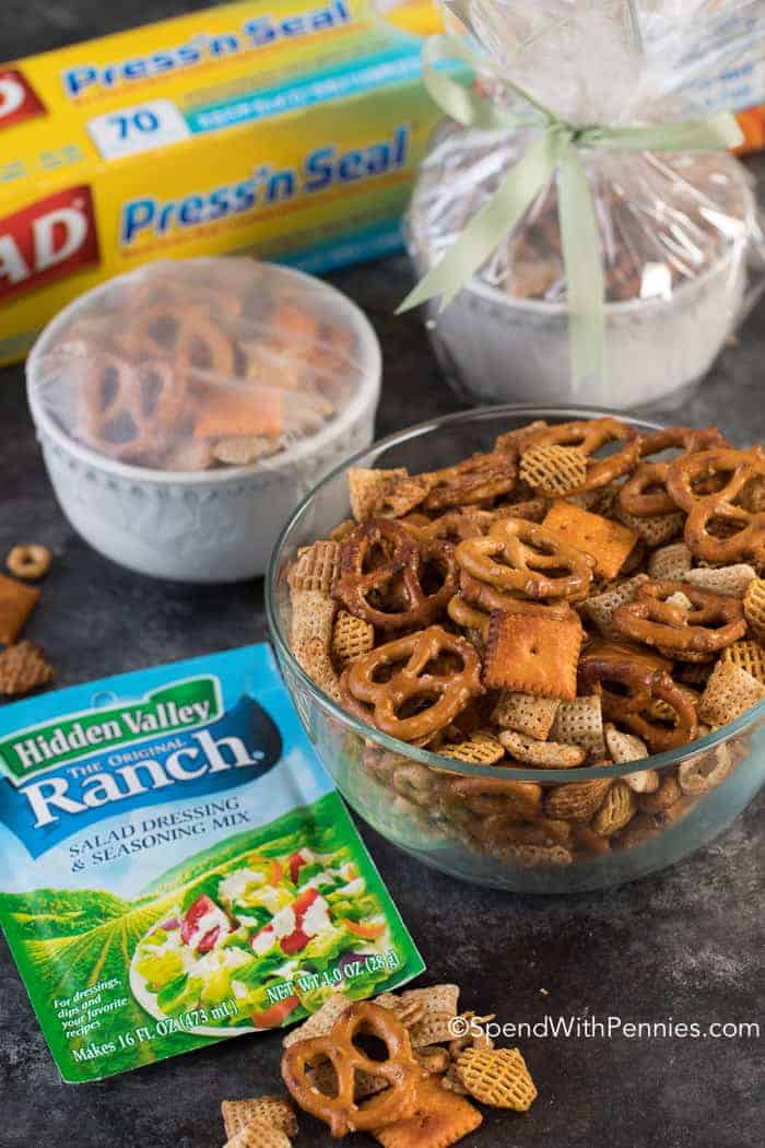 Slow Cooker Party Mix Spend With Pennies