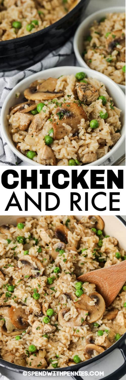 Stovetop Chicken and Rice Spend With Pennies