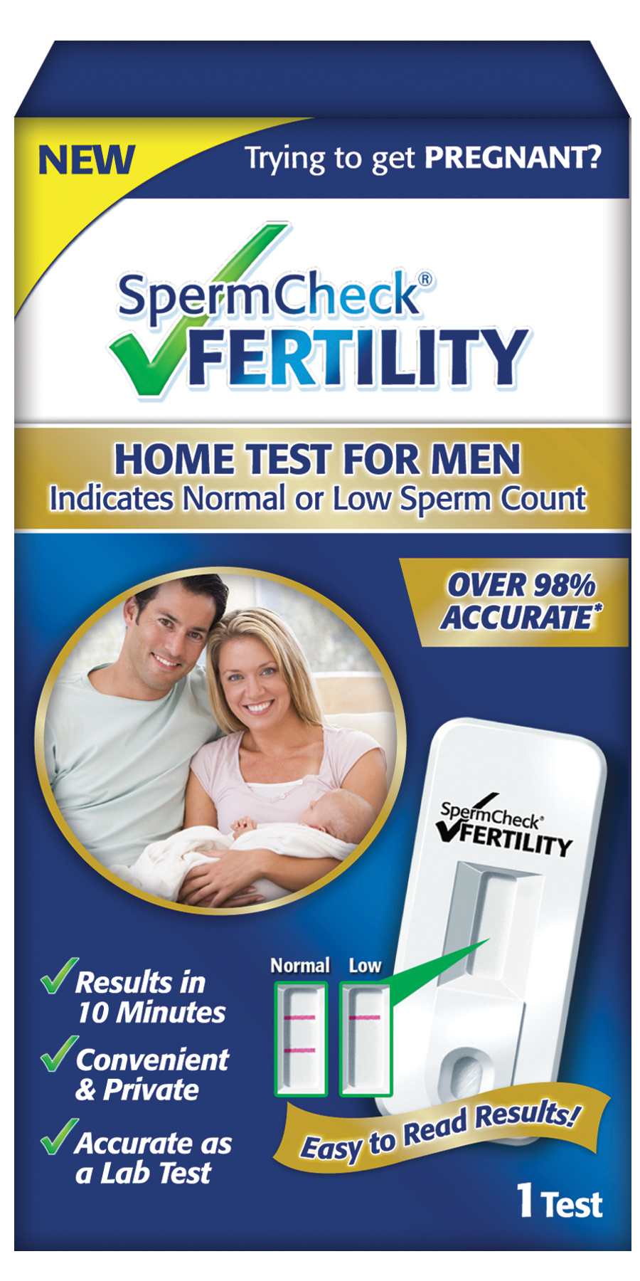 Home Sperm Test for Testing Male Fertility SpermCheck