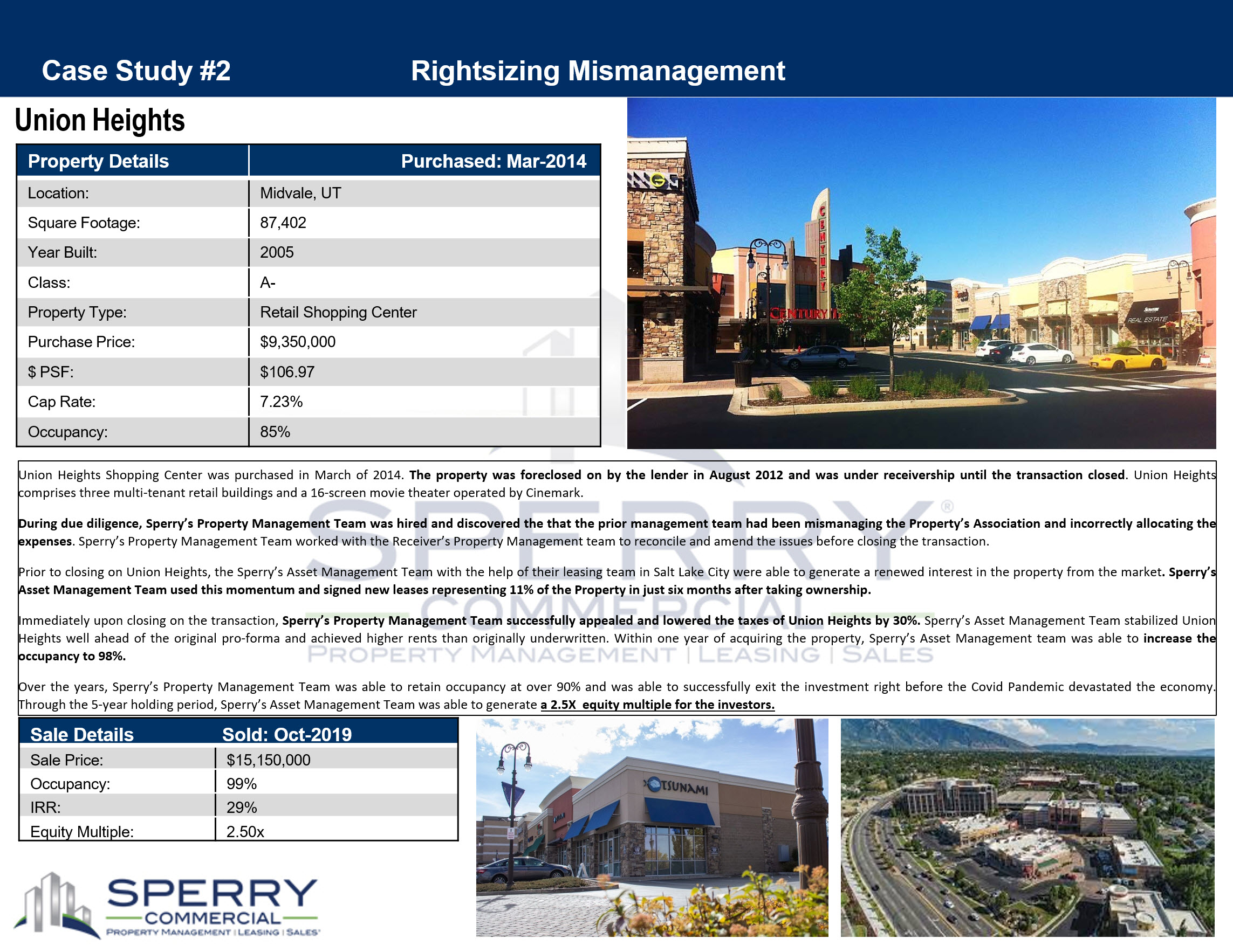 Case Studies Sperry Commercial Real Estate