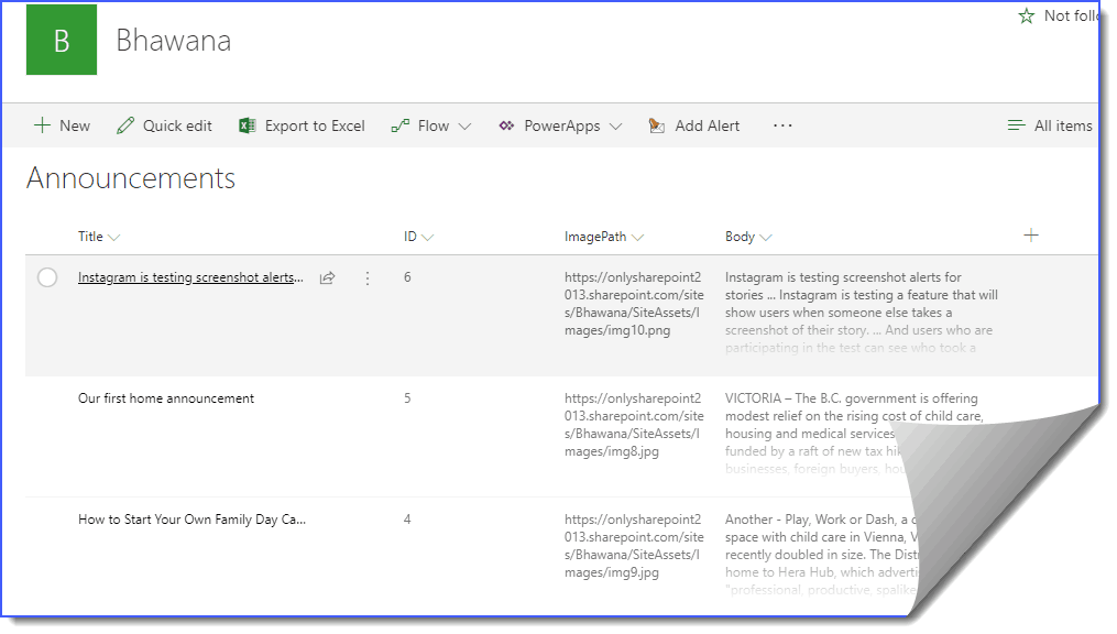 How to Display SharePoint List items using AngularJS and REST Api