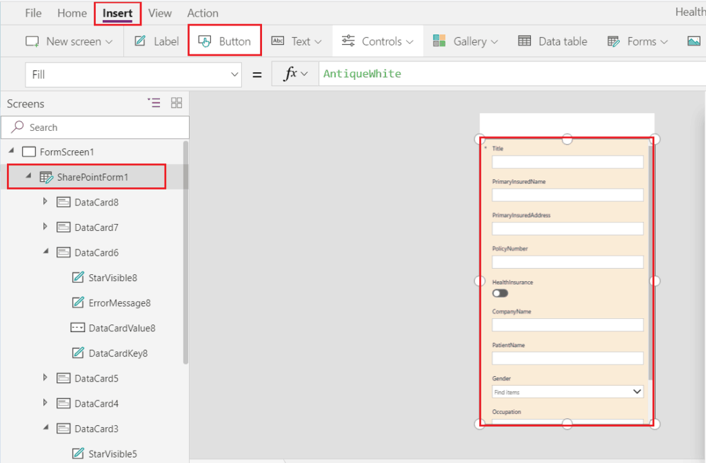 How to create tabs in PowerApps in SharePoint Online List Form SPGuides