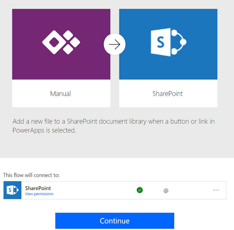 PowerApps upload file to SharePoint Online document library using