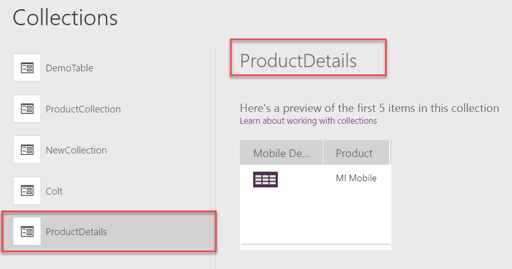 How to use PowerApps Table() Function SPGuides