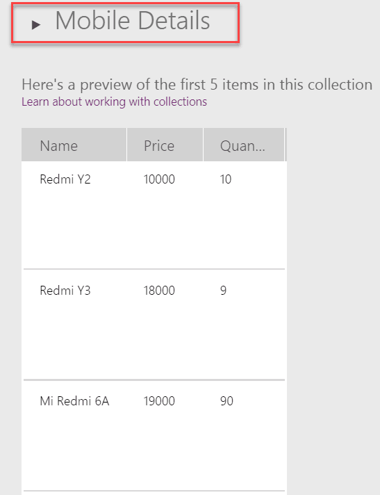 How to use PowerApps Table() Function SPGuides