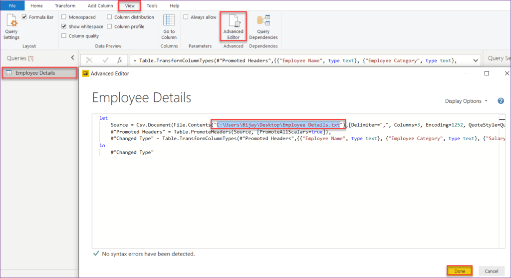 How to change data source in Power Bi SPGuides