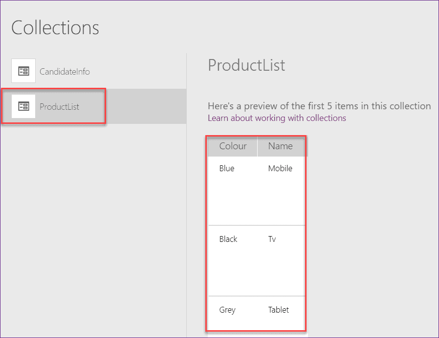 PowerApps Collection Add, Update, Remove and Filter items SPGuides