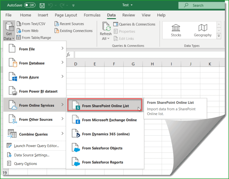 Open SharePoint list in excel + Update excel from SharePoint list