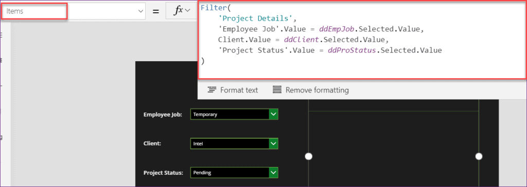 PowerApps Gallery Control Filter Example SPGuides