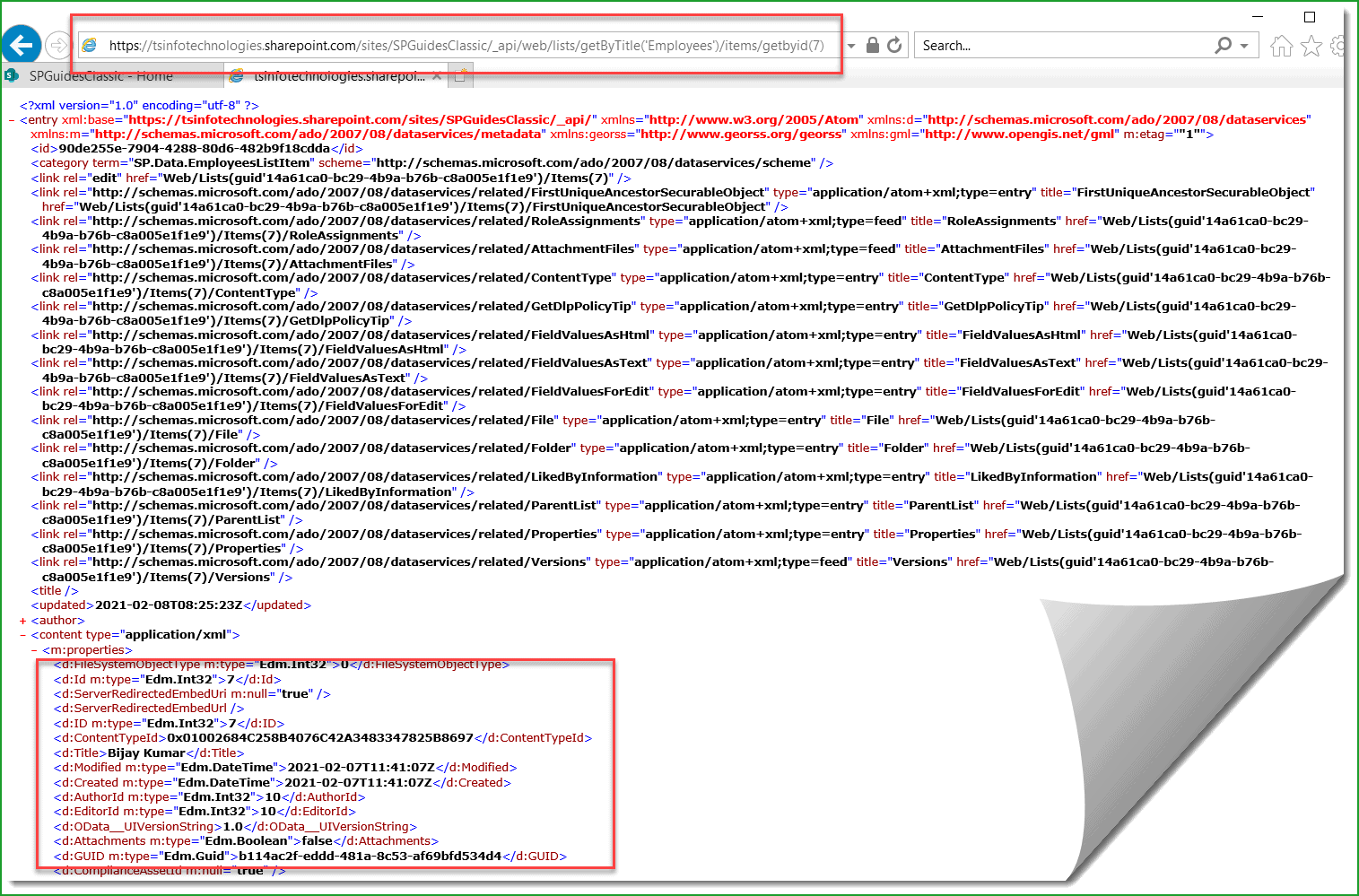 SharePoint Rest API Tutorial With Examples] SharePoint