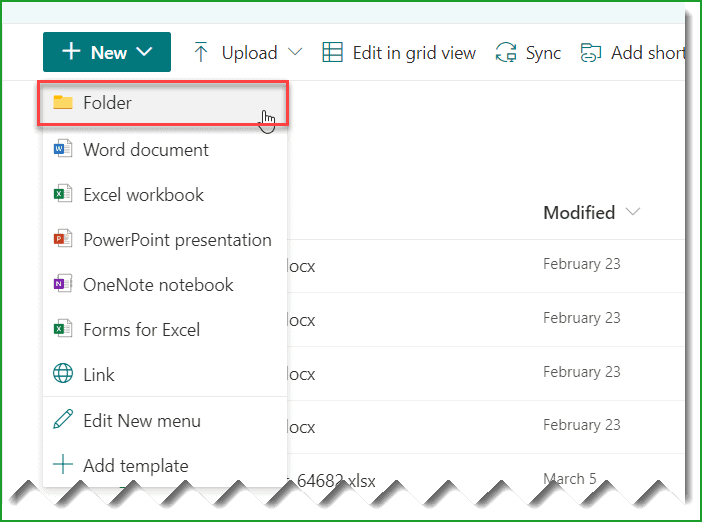 SharePoint Create Folder in List or Document Library SPGuides