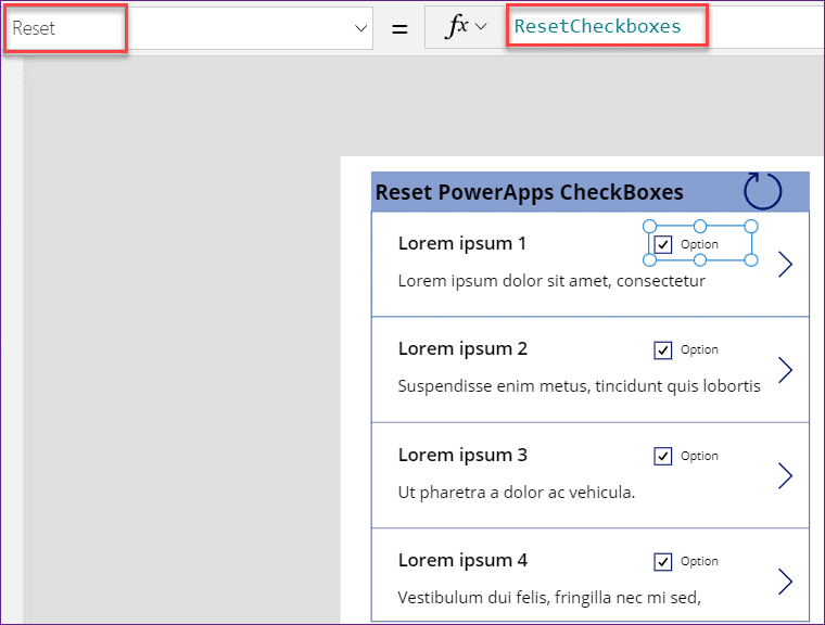 How to clear/reset variable in PowerApps Stack Overflow