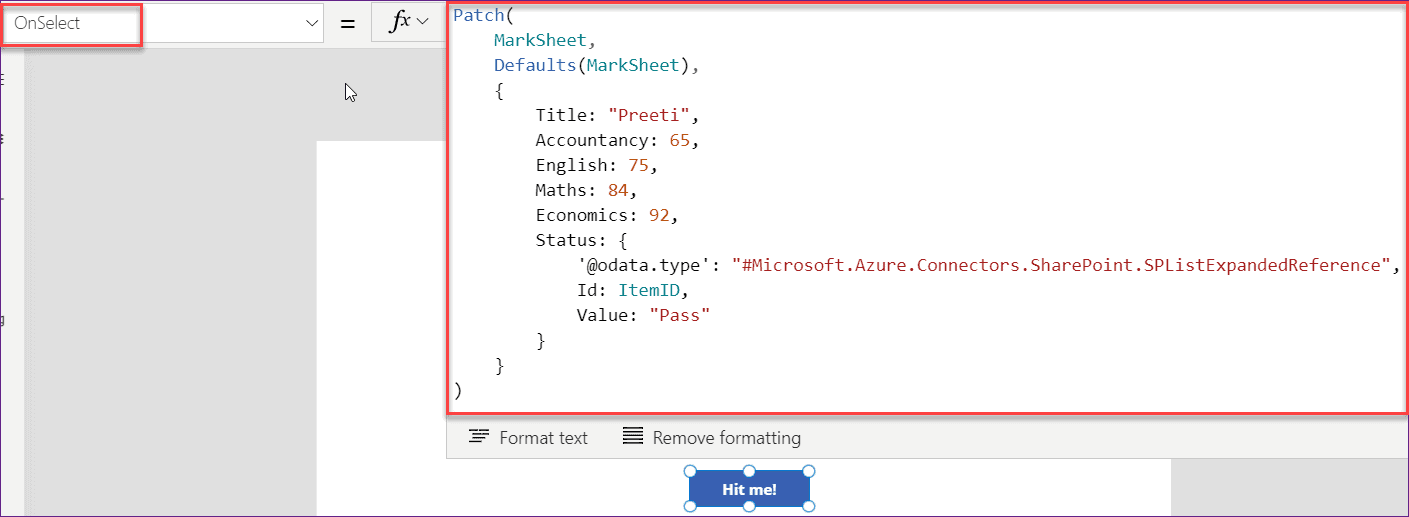 PowerApps Patch Function with examples SPGuides