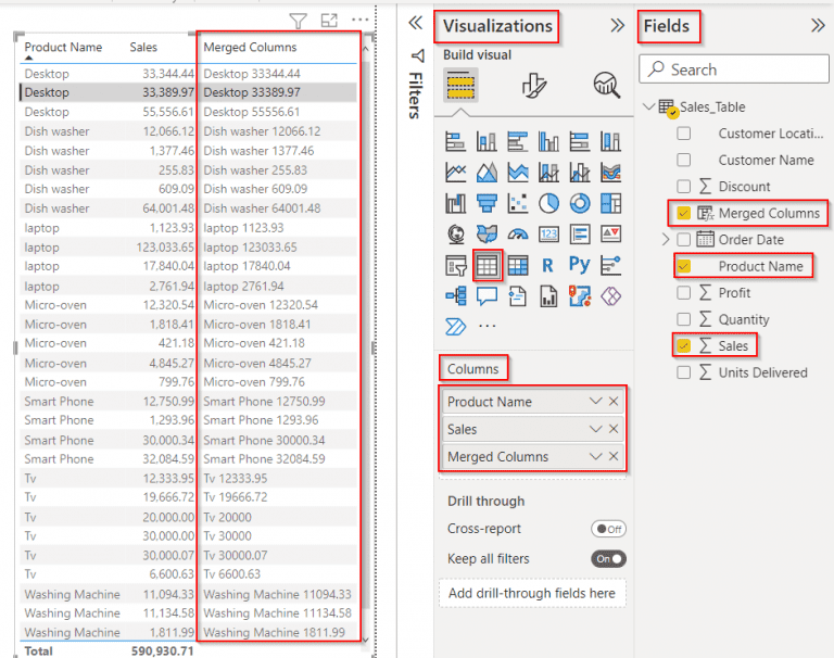 How to Merge Column in Power BI SPGuides