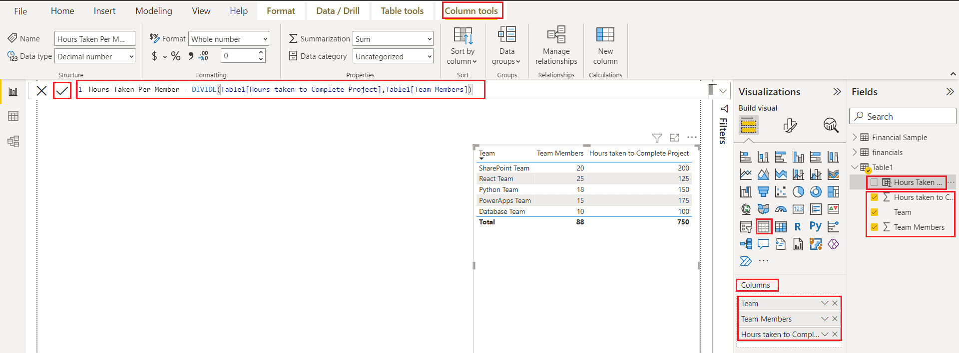 How To Divide Two Columns In Excel Pivot Table Printable Templates