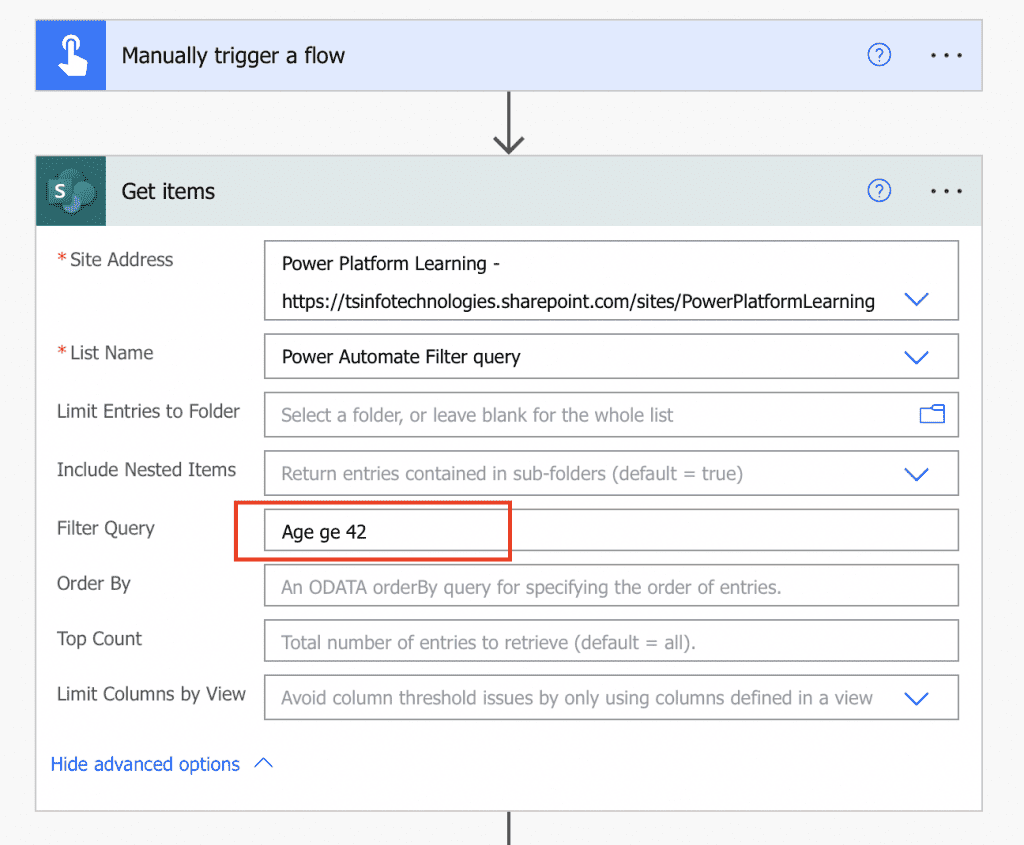 Power Automate OData filter query with examples SPGuides