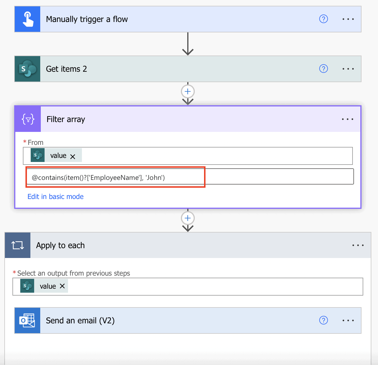 Power Automate Filter Array [with 17 examples] SPGuides