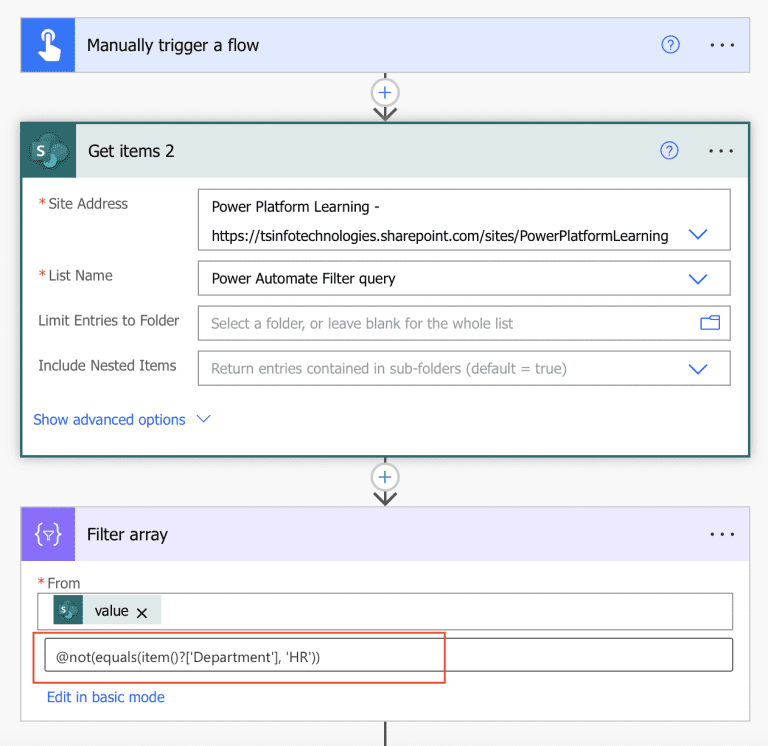 Power Automate Filter Array [with 17 examples] SPGuides