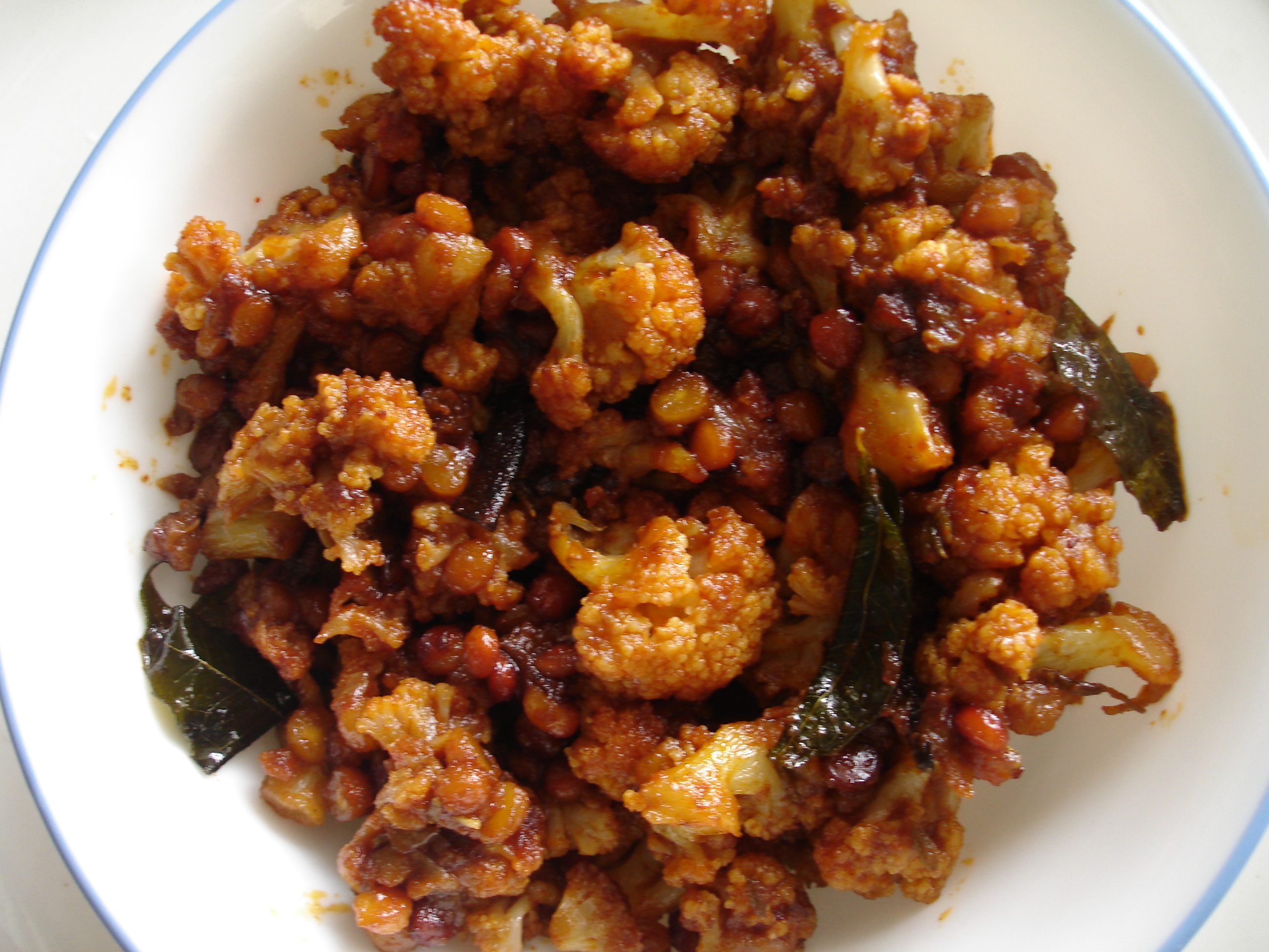 fried cauliflower recipes indian