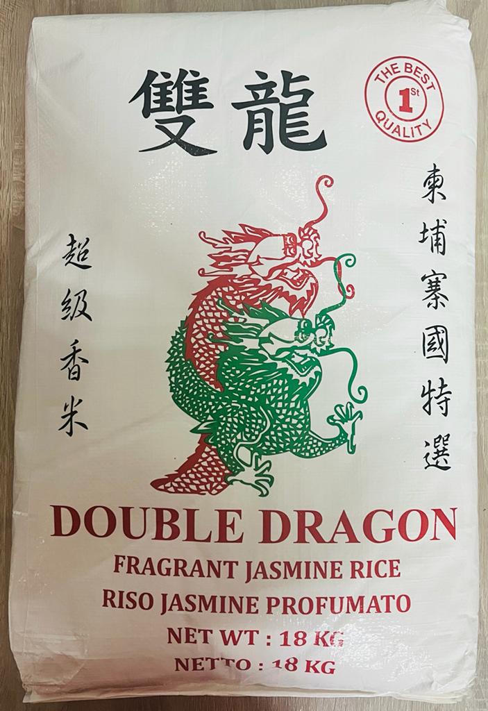 Double Dragon Jasmine Rice 18kg Spices & Flavours
