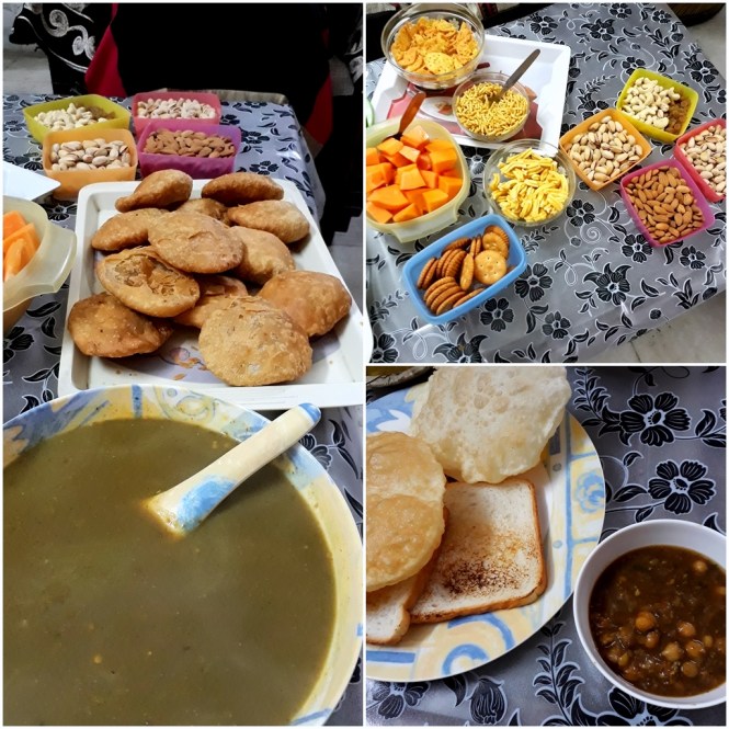 Kachori Aloo Ki Raitha, Pindi Chole Bhature