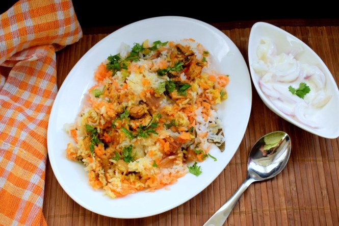 Unripe Jackfruit Biryani
