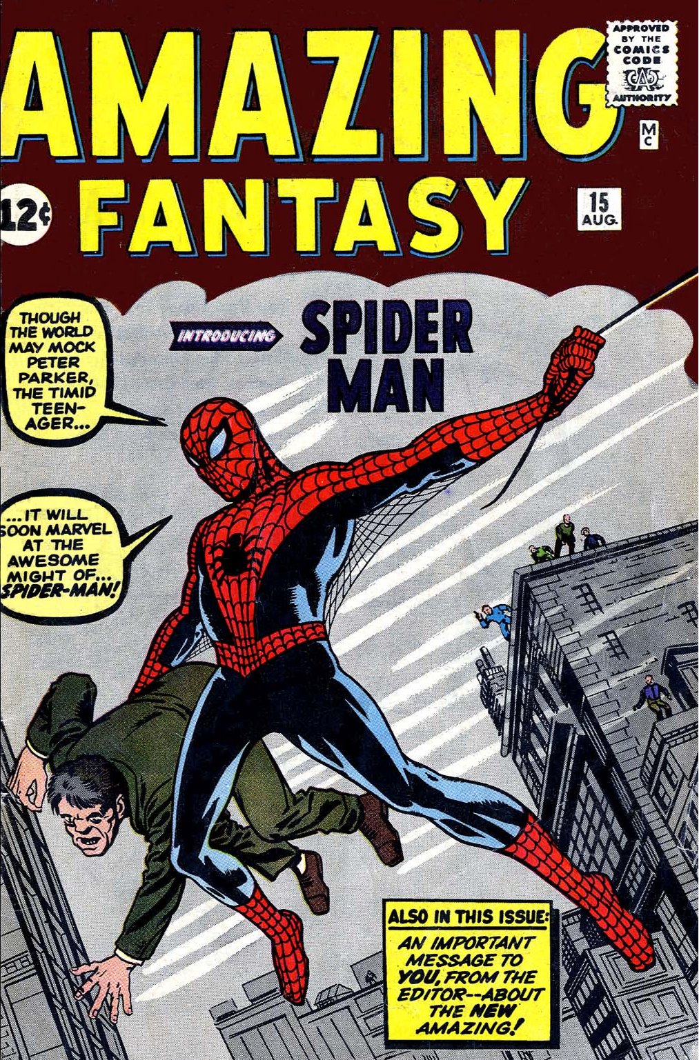 Amazing Fantasy 15 sells for 1.1 million Spider Man Crawlspace