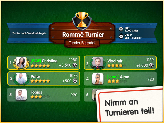 RomméPalast kostenlos online spielen auf Denkspiele spielen.de