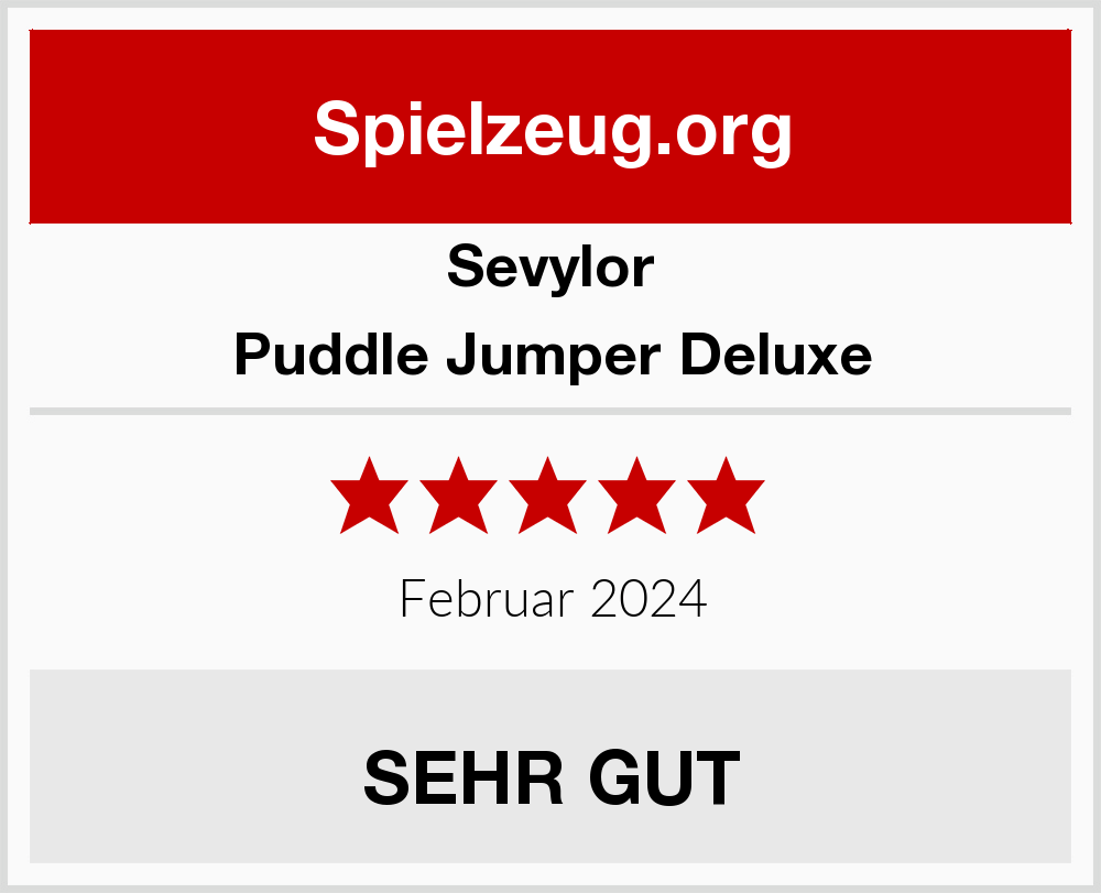 Sevylor Puddle Jumper Deluxe Schwimmhilfe Spielzeug Test 2020
