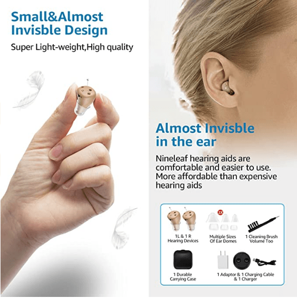 Small Digital Hearing Amplifier for Hearing Loss Hearing Aid Assist