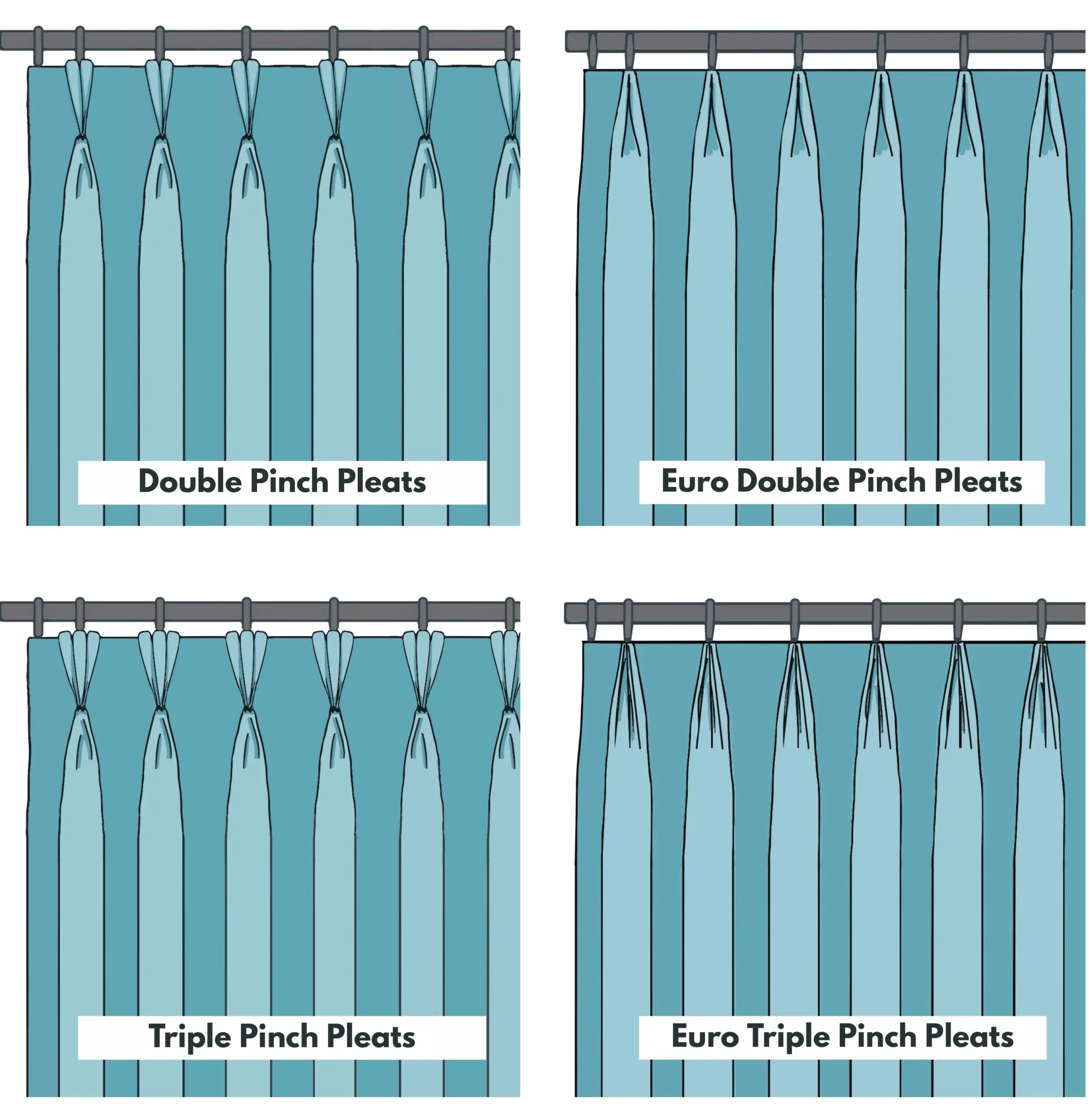 Euro Pleat Drapery & Curtains I Spiffy Spools
