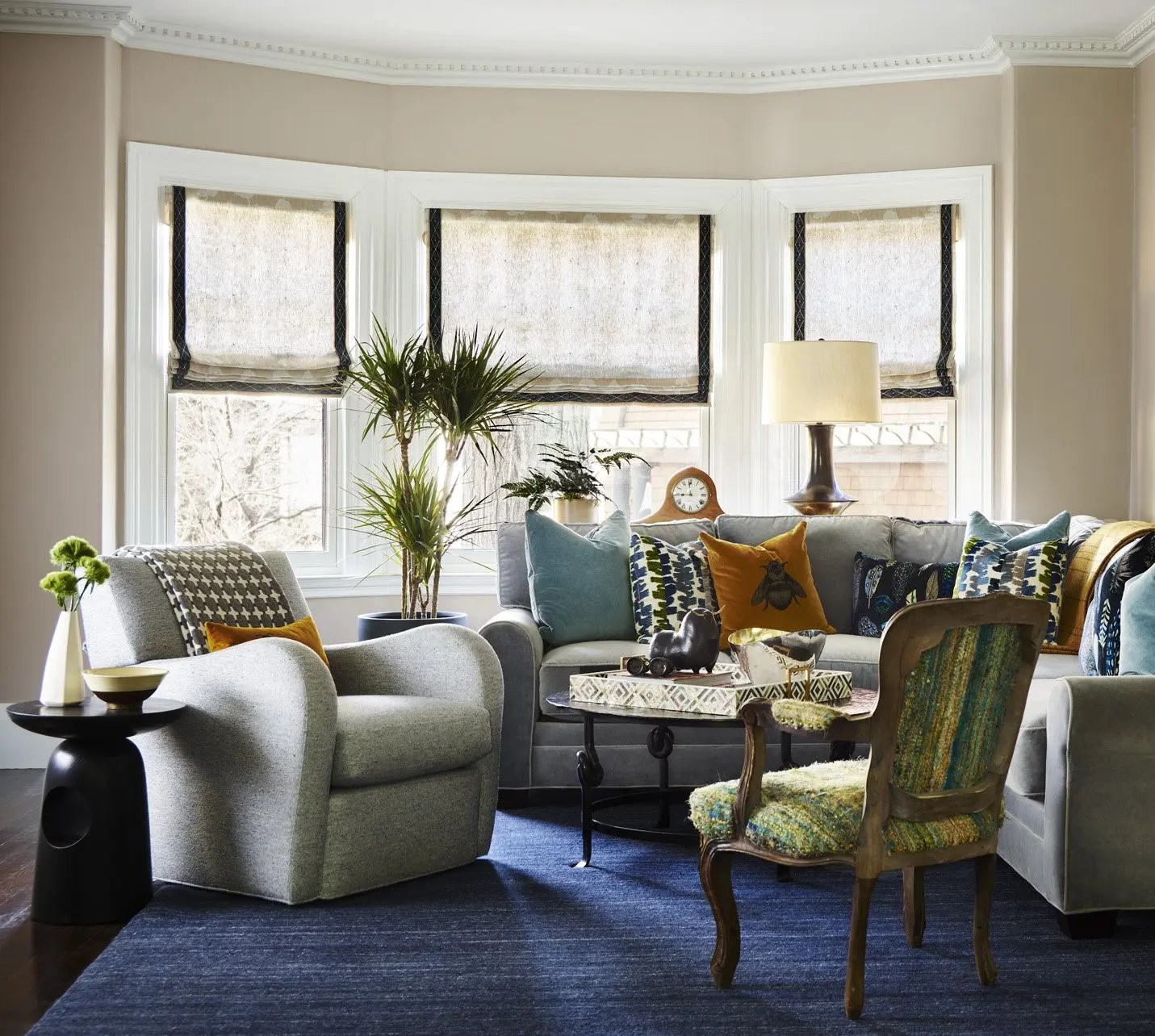 Bay Window Roman Shades I Shop & Style with Spiffy Spools