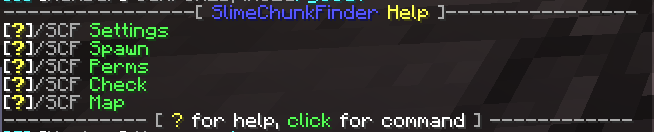 Overview SCF [Slime Chunk Finder] Bukkit Plugins Projects Bukkit