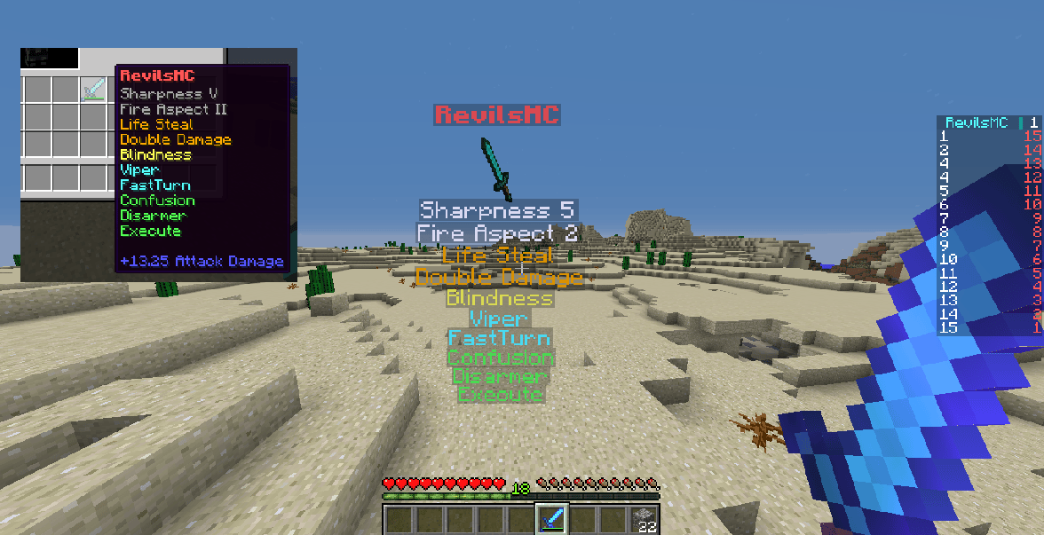 RevilsMC dangle hologram item SpigotMC High Performance Minecraft