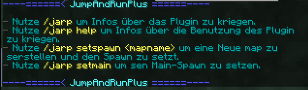 JumpAndRunPlus [+Config] [+CostumeSigns] SpigotMC High Performance Minecraft