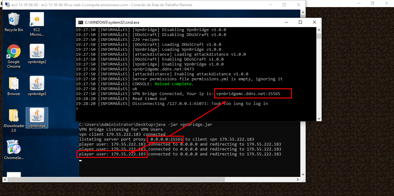 Vpn Bridge Client and Server ( No Hamachi ) ( No Firewall ) ( Anti Ddos