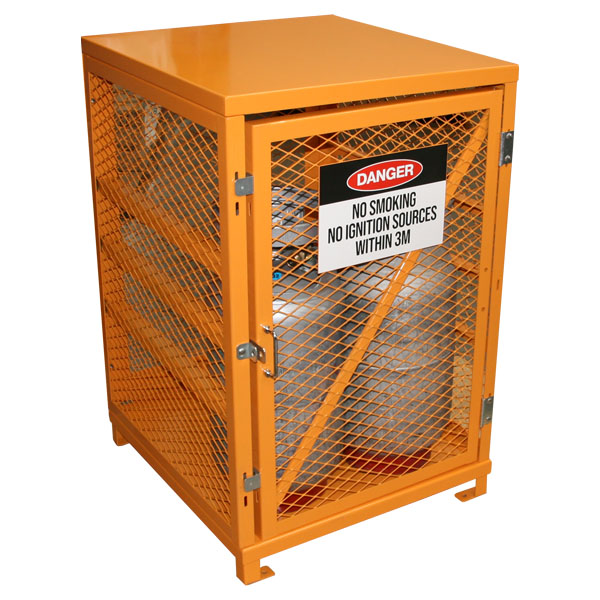 Forklift Gas Cage 4 Cylinder x 15 Kilogram Spill Station Australia