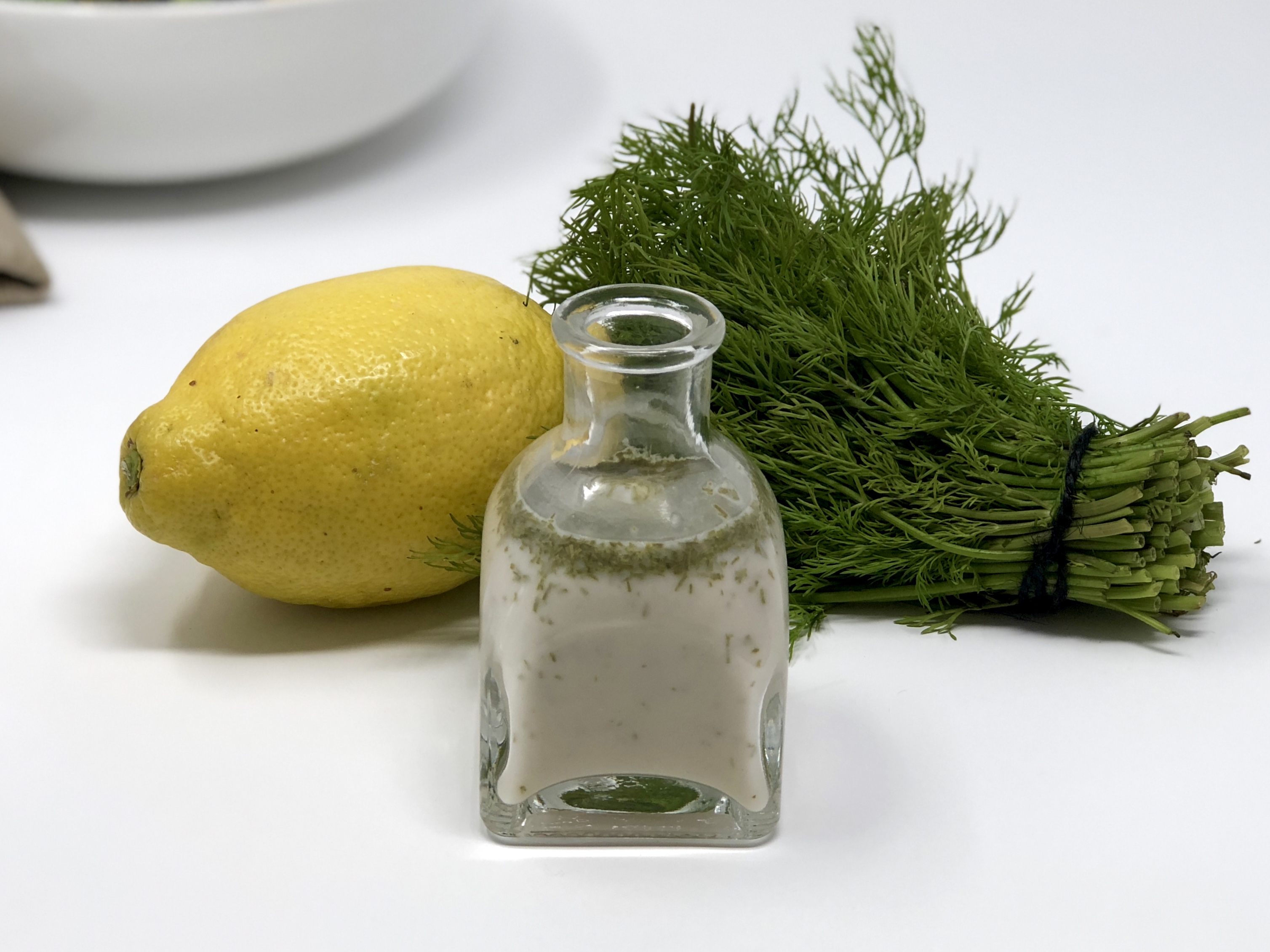 Creamy Lemon Dill Dressing Spin and Spice