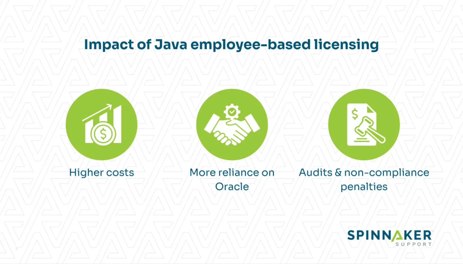 A Guide to Java Employee Licensing Changes & Costs Spinnaker Support