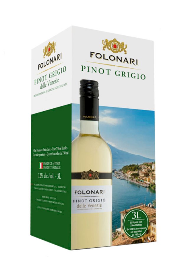 Folonari Pinot Grigio Baginbox white wine
