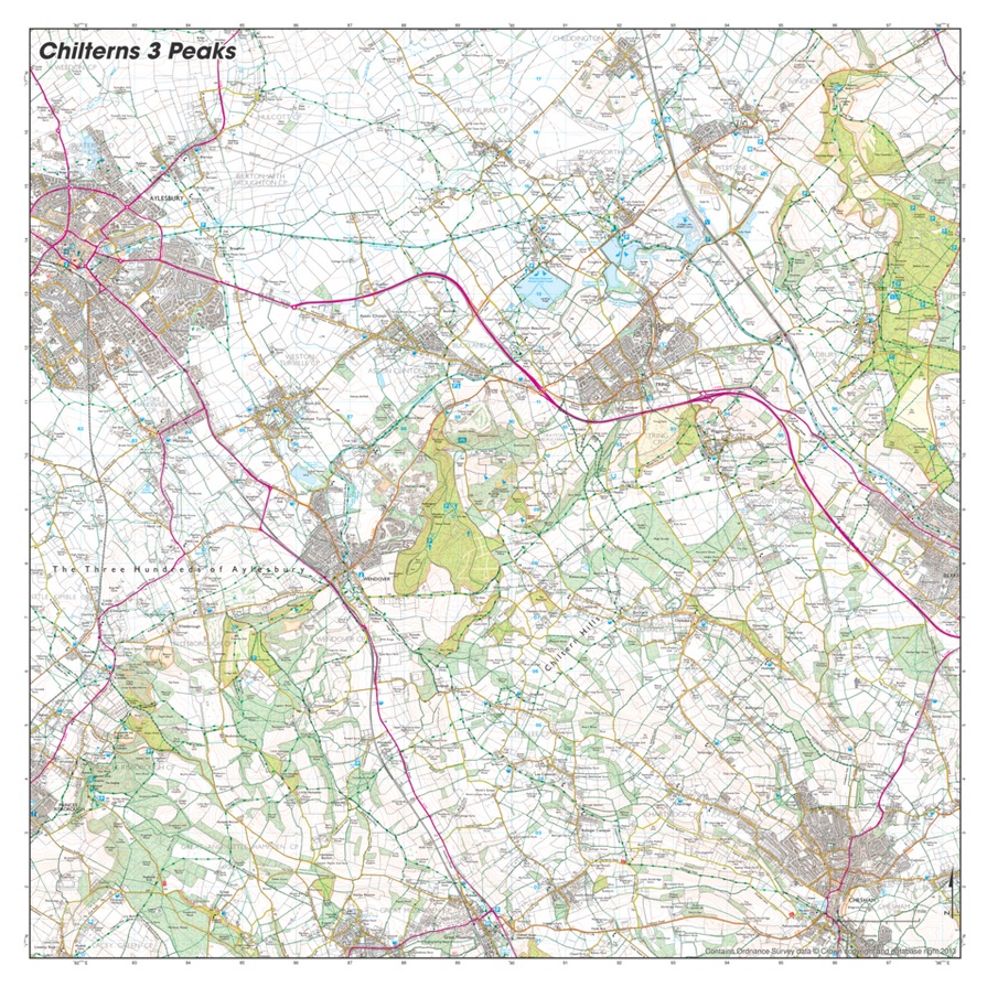 The Chilterns Map