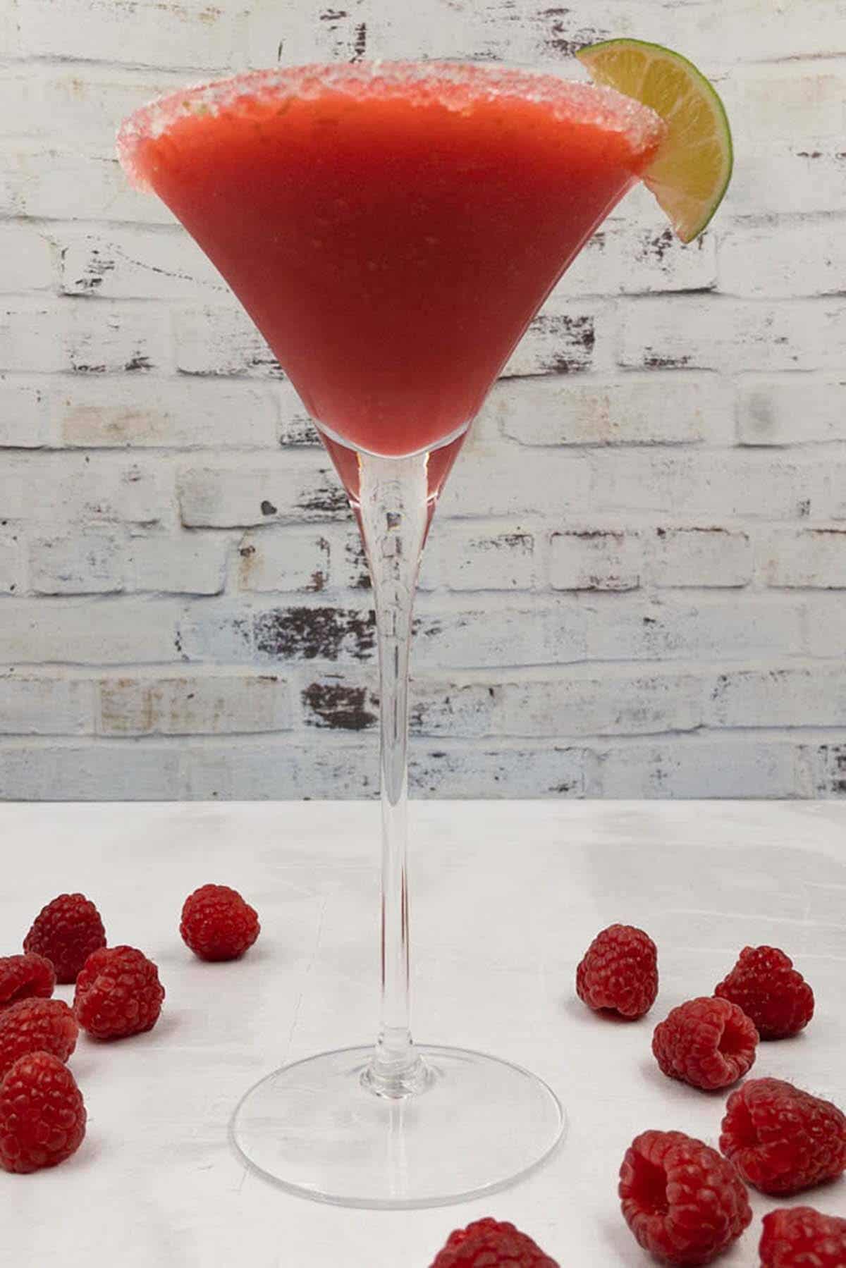 Fruity raspberry daiquiri Splash of Taste Vegetarian Recipes