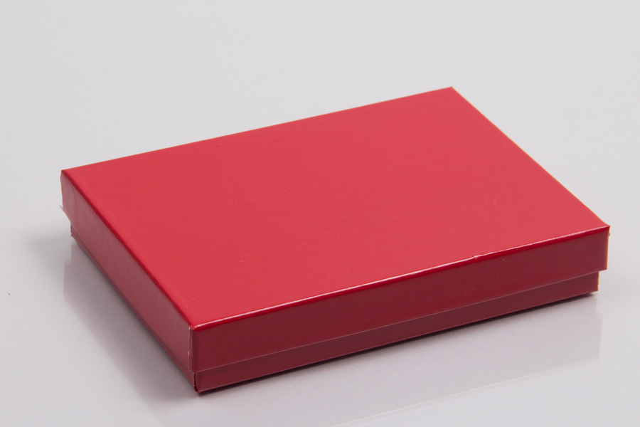 65 Cherry Red Gloss TwoPiece Jewelry Boxes