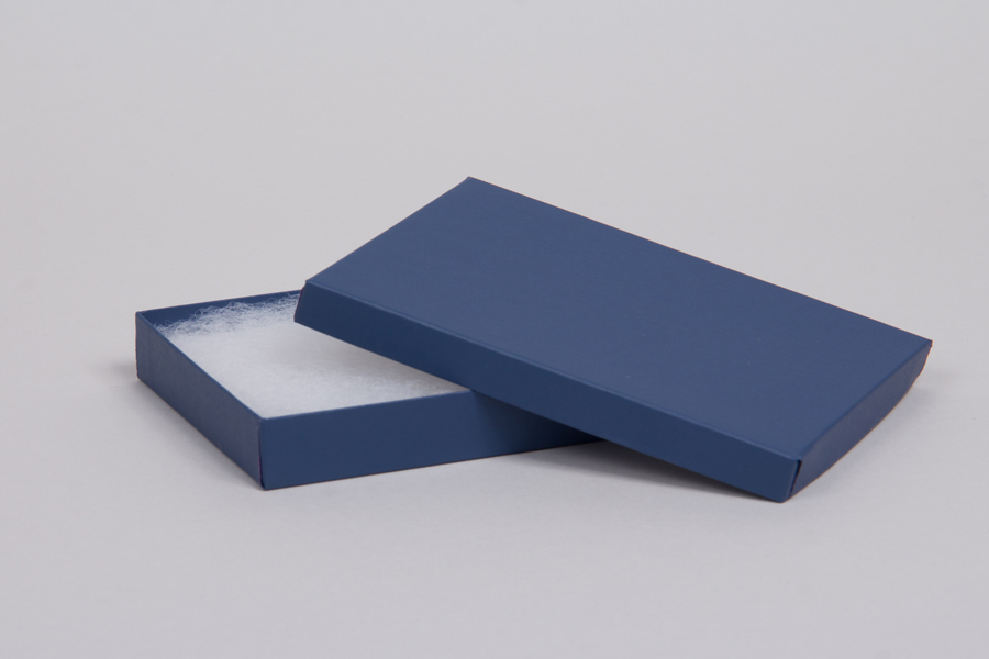 65 Matte Navy Blue TwoPiece Jewelry Boxes