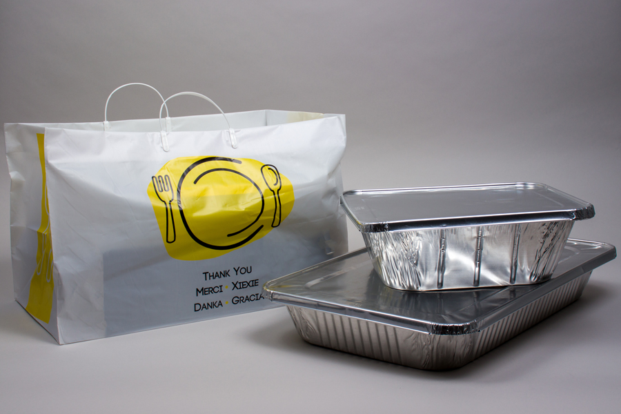 Plastic Food Takeout Bags & Catering Bags