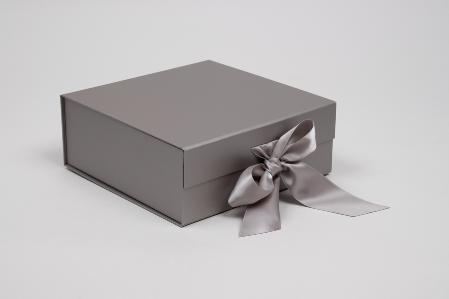 Matte Lid Gift Boxes with Ribbon Closure