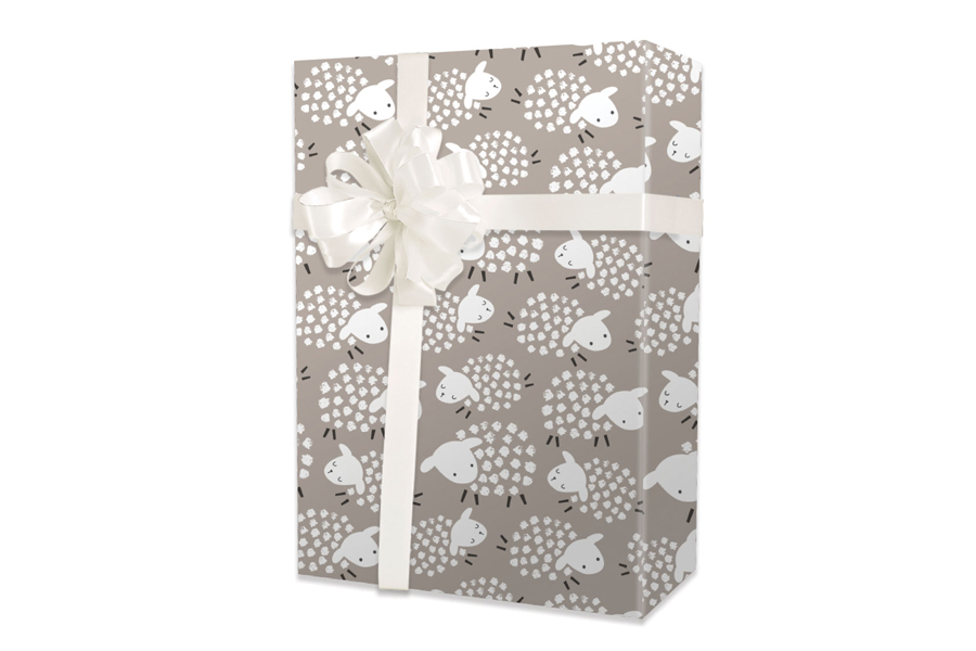 24in x 417ft Baa Baa Babies Gift Wrap (E7926)