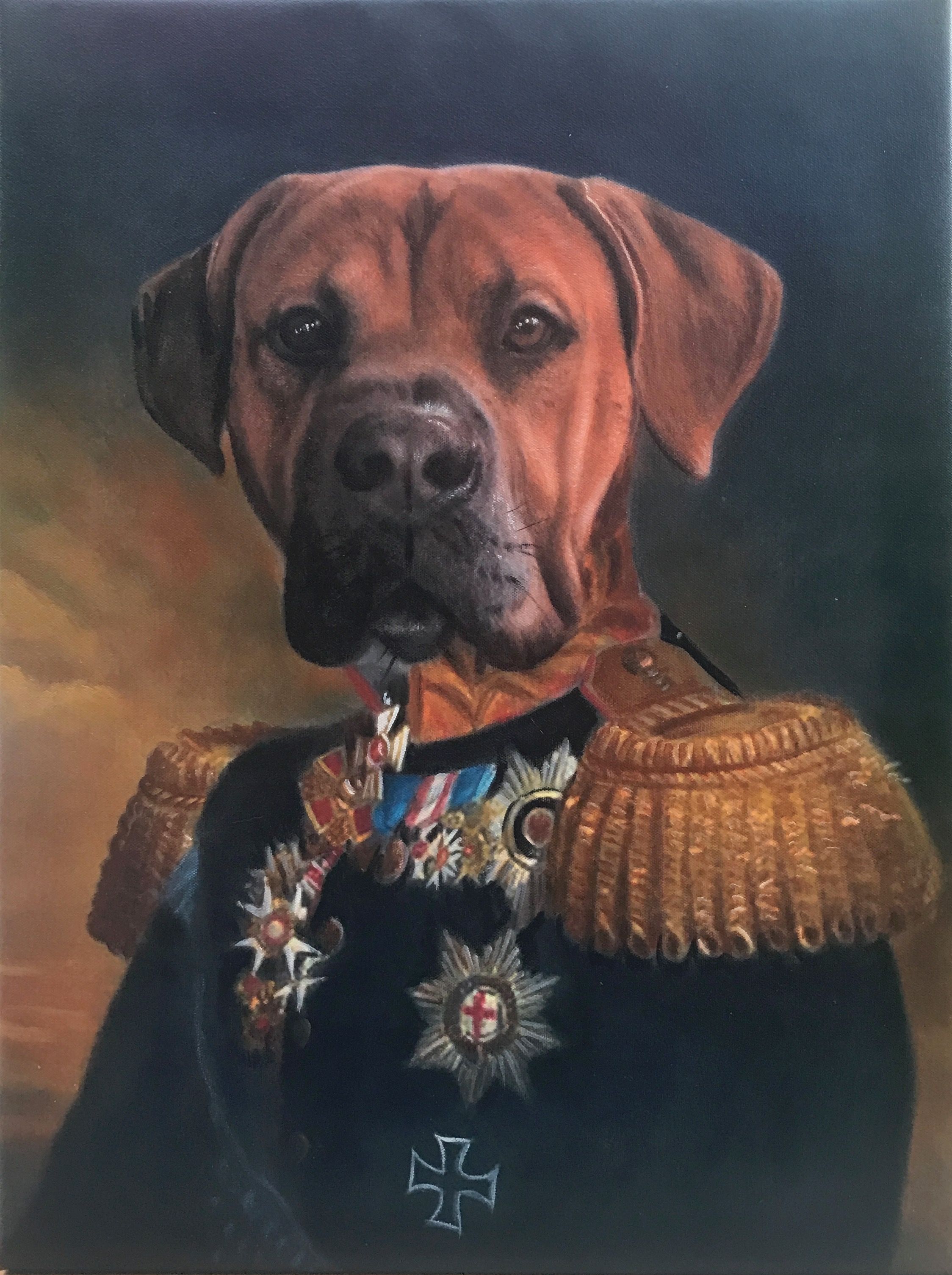 The Archduke A Monarchical Pet Painting for those of Royal Blood