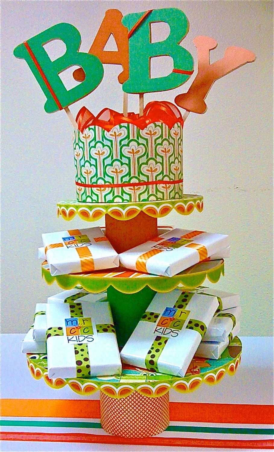 DIY Baby Shower Cake Stand Splendry